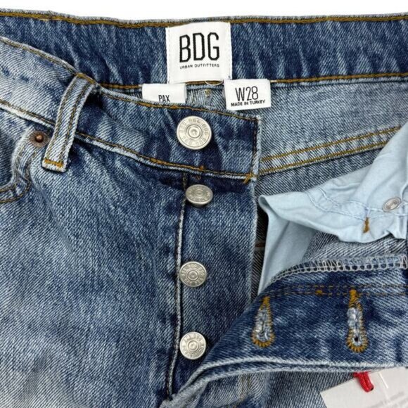 Bdg Pax Patchwork Denim Short Size 28 - Picture 3 of 5
